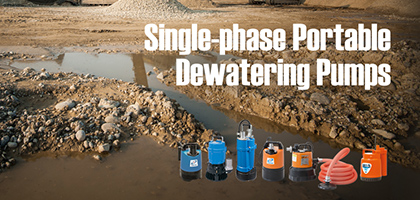 Single-phase Portable Dewatering Pumps