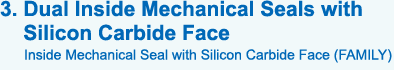 3. Dual Inside Mechanical Seals with Silicon Carbide Face Inside Mechanical Seal with Silicon Carbide Face (FAMILY)